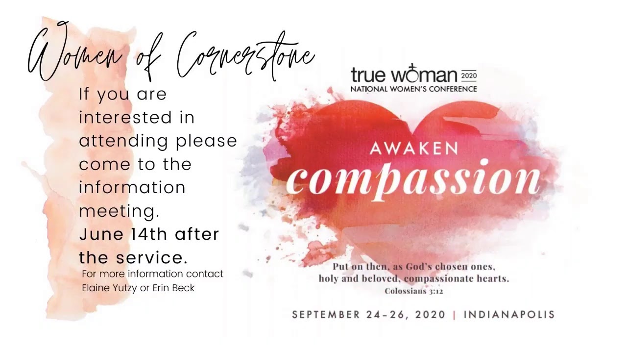 Cornerstone Kalona Live Stream 06072020 YouTube