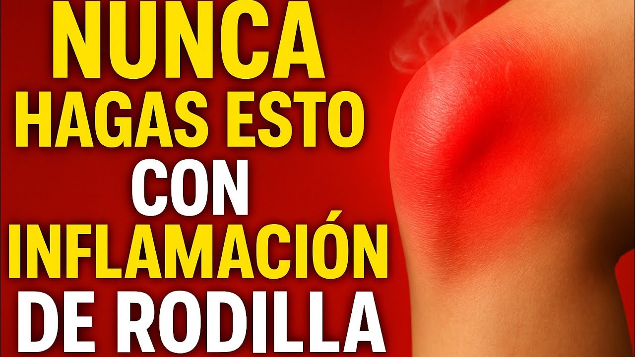 🦵 No Cometas  Estos 5 ERRORES si Tienes LÍQUIDO e INFLAMACIÓN De RODILLA