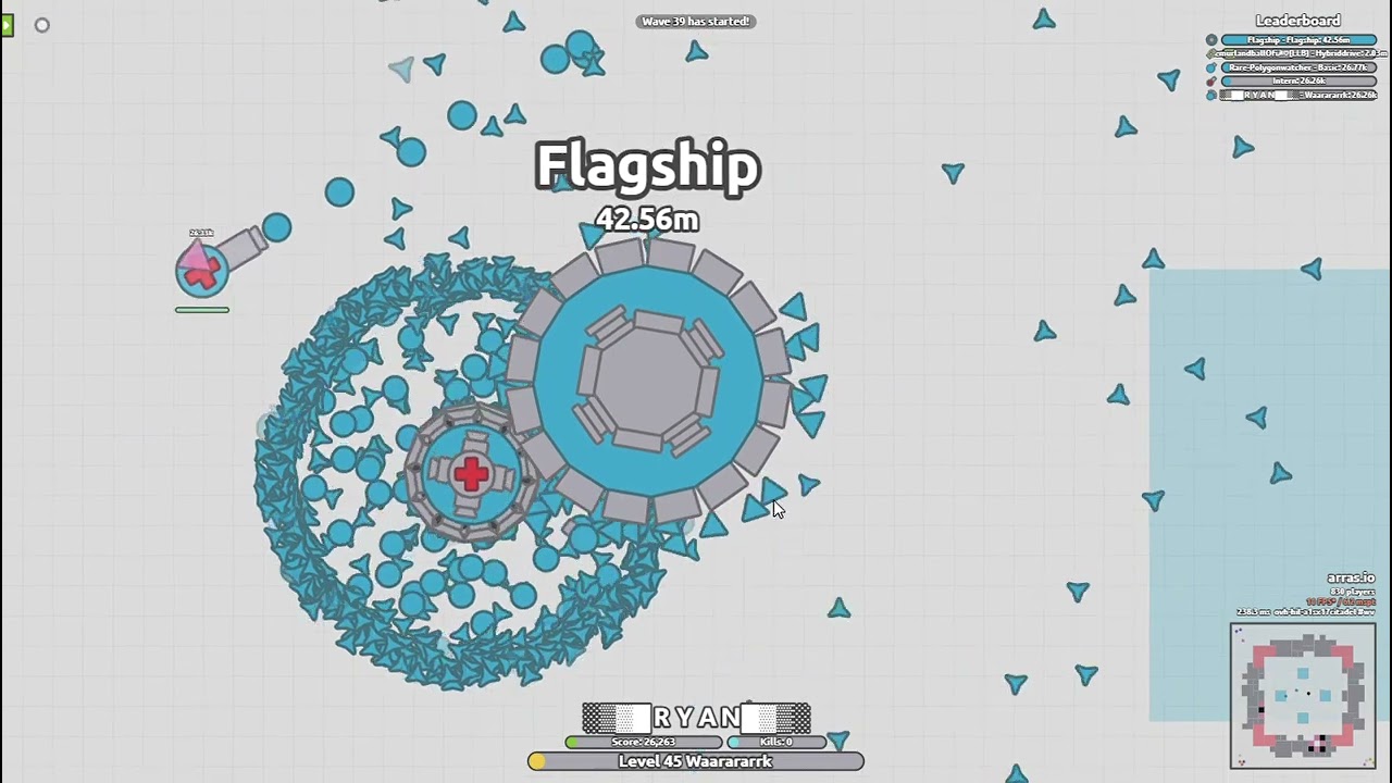 Arras.io Shiny Server Gameplay