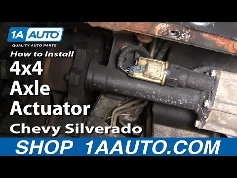 How to Replace Four Wheel Drive Actuator 01-14 GMC Sierra 2500