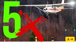 RAW [+] UNCUT 5 x Takeoffs & Landings with Flight Instructor