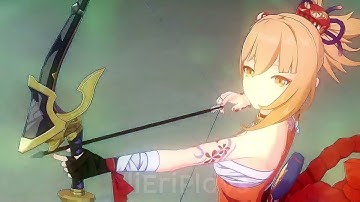 Yoimiya edit Fireworks