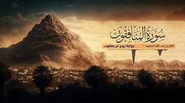 تلاوة سورة المنافقون - القارئ عبدالله الحميد | رواية روح عن يعقوب الحضرمي