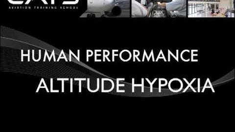 CATS ATPL HPL Altitude Hypoxia