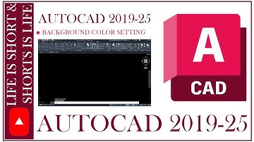 1_How to Change background color in AutoCAD (Light to dark Theme)#shorts #autocad_hindi_tutorial 