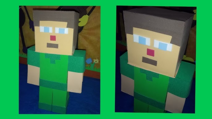 Bolo Cenográfico Fake Minecraft Bmc