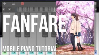 Mobile Piano Tutorial: How to play Fanfare ファンファーレ (I Want To Eat Your Pancreas) by Sumika