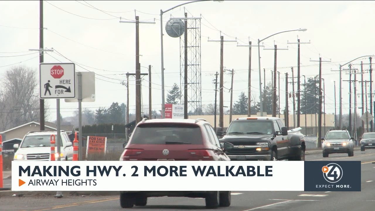 Making Highway 2 in Airway Heights more walkable - YouTube
