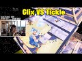 Clix vs tickle 1v1 toxic fights