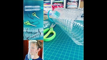HOW TO MAKE A FACE SHIELD OUT OF A PLASTIC BOTTLE, EASY , FAST, NO SEW, SAFE , DIY , tutorial