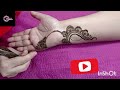 Fatima mehendi artist  dubai design  quick and easy  simple design