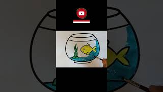 Aquarium Fish Coloring Page for Kids” 🎨🐠