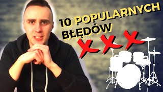 10 BŁĘDÓW Początkujących Perkusistów 🥁❌