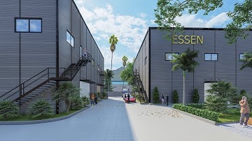 Architecture Film Animation | Steel building designer | Lumion animation