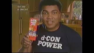 1983 d-CON commercial Muhammad Ali