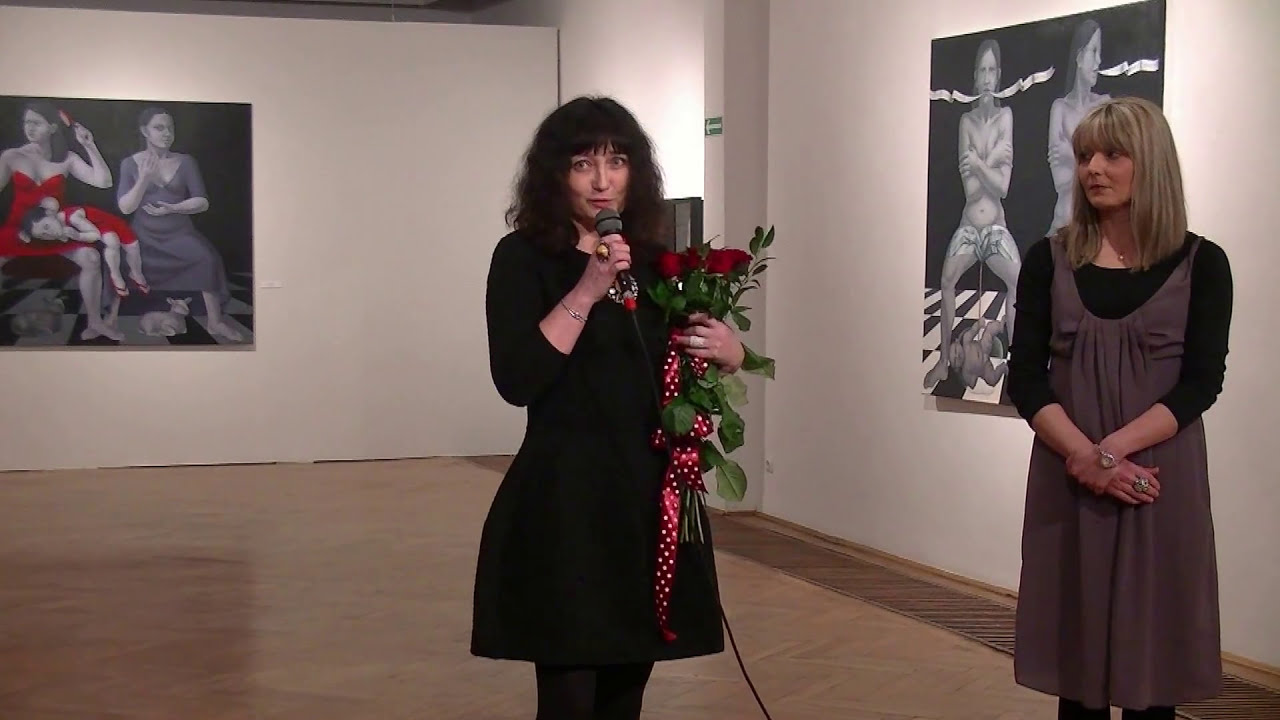 video to gif OLSZTYN24: Wernisaż wystawy „Efekt aureoli/Halo effect” Beaty Ewy Białeckiej w BWA