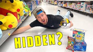 BEST HIDING SPOTS IN STORES FOR HIDDEN POKEMON CARDS! opening #82 screenshot 4
