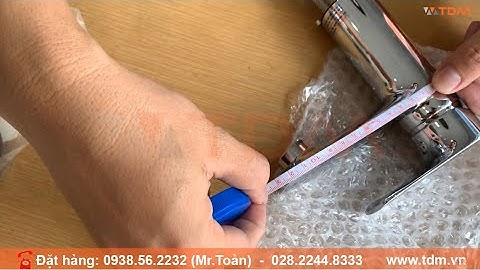 TDM.VN | Đập hộp vòi lavabo Caesar B770CU (B770C) nóng lạnh gắn chậu rửa mặt chính hãng