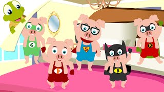 Five Little Piggies jumping on the bed Popular Nursery Rhymes