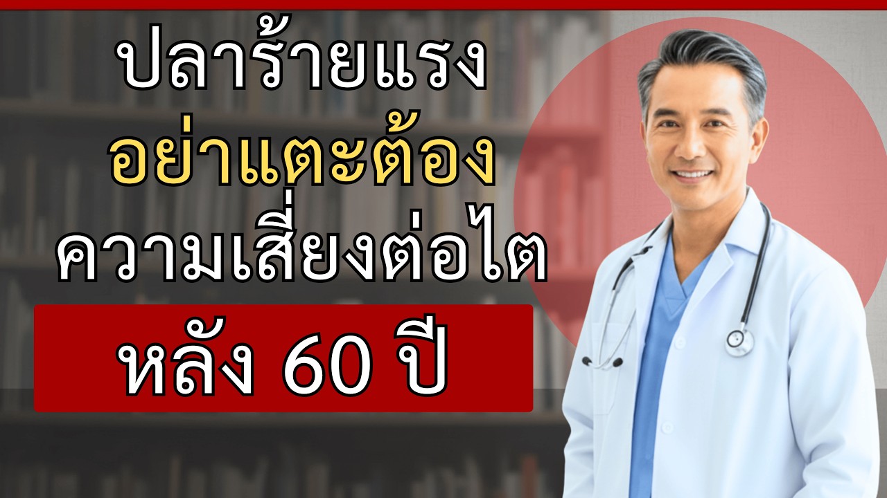 4 ชนิดปลาที่ทำลายไต และ 4 ชนิดที่ต้องกินหลัง 60 ปี | คำแนะนำสุขภาพผู้สูงอายุ