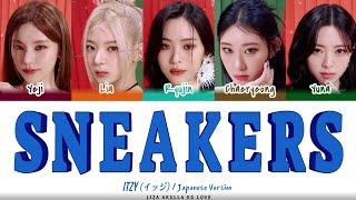 ITZY (있지) "SNEAKERS" (Japanese Version) Color_Coded_Lyrics_Kan_Rom_Eng