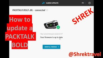 How to update your PackTalk Bold