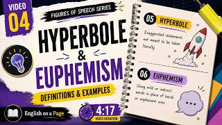 Hyperbole & Euphemism | Figures of Speech Explained in Easy English