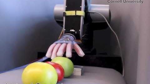 Soft robot hand - Object recognition