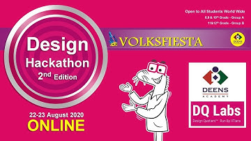 Design Hackathon 2020 : 2nd Edition as part of Deens Academy Volkfiesta, in a/s with DQ Labs