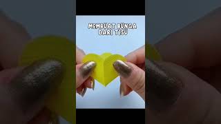 Membuat Bunga Dari Kertas Tisu #diy #origami