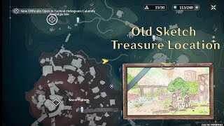 Wuthering Waves Hidden Treasure Location Old Sketch