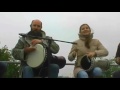 Drumming at the celebration of the feast at Khortitsa, Zaporozhye