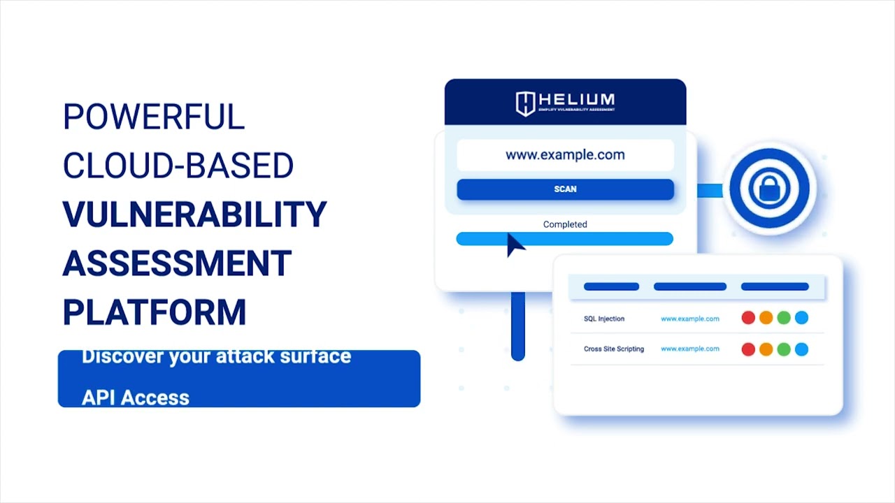Helium Security - Powerful Cloud-based Vulnerability Assessment Platform