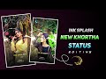 Instagram Viral Ink Splash Lyrics Effect Status Editing Alight Motion|Dila Gori Bhaygelay Tor Status