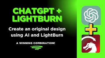 LightBurn + ChatGPT - I use AI to help create an original split monogram design