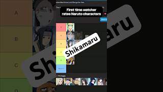 first time naruto watcher rates characters: Shikamaru #naruto #anime