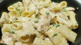 Pasta Alfredo con Pollo en 10 minutos!