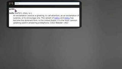 Dictionary Plasmoid (KDE Commit-Digest Issue 64)
