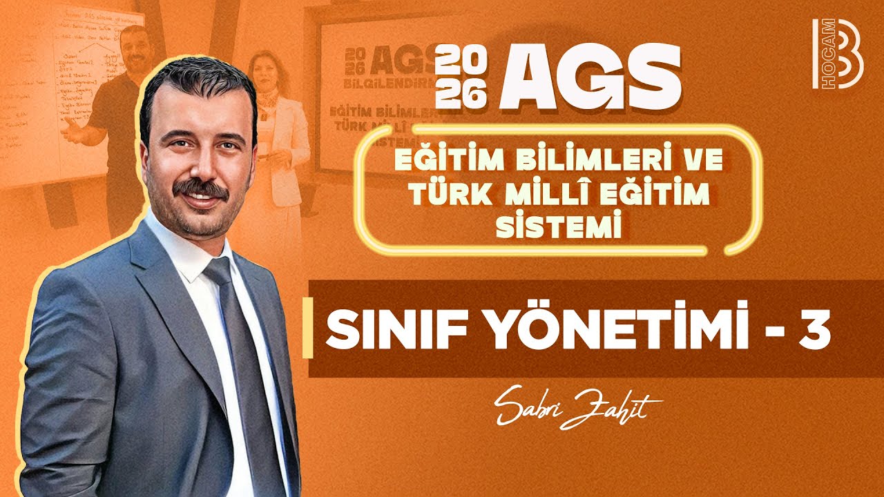 82) MEB - AGS - Sınıf Yönetimi 3 - Sabri ZAHİT - 2026