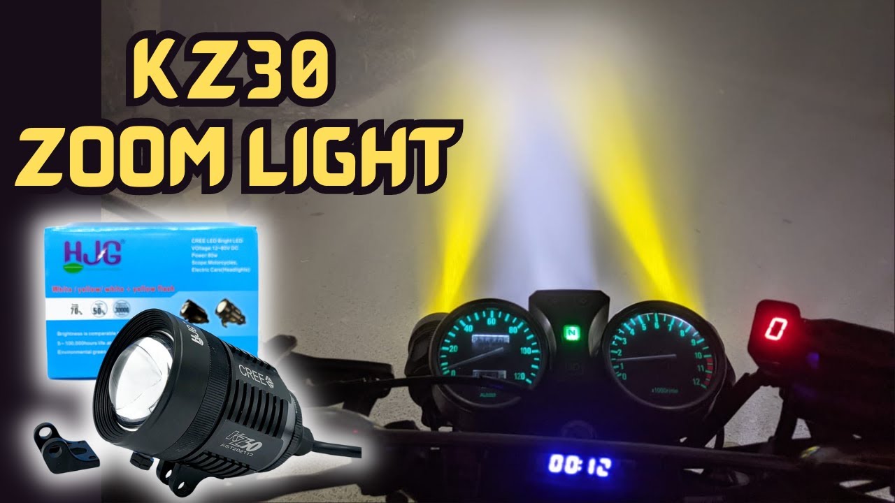 HJG Cree KZ30 LED Zoom Lights Installation | Aux Led Fog Lights - YouTube