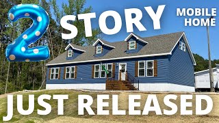 JUST RELEASED 2 STORY mobile home! This house is CRAZY!! Modular Home Tour