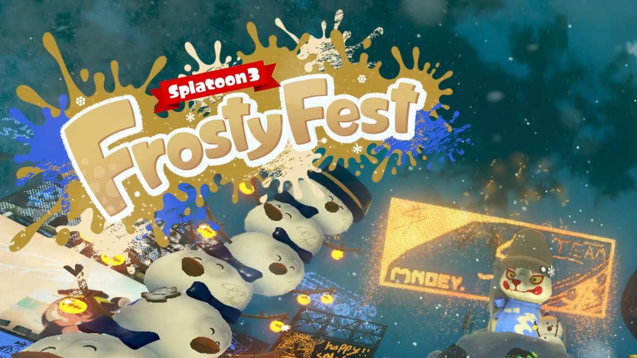 Splatoon 3 Frosty Fest 2025 (DECK THE HALLS) - YouTube