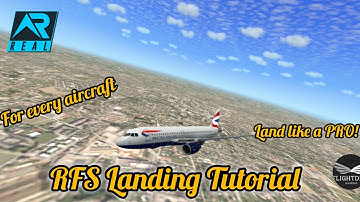 RFS- Real Flight Simulator|| Complete Manual Landing TUTORIAL