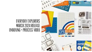 @everydayexplorersco March 2024 Release: MBMC Kit and Stamp Set Unboxing and Process Video