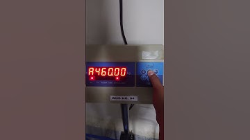 Branded Omega weighing scale T6B+ calibration