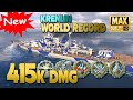 Battleship Kremlin: World record with 415k damage - World of Warships