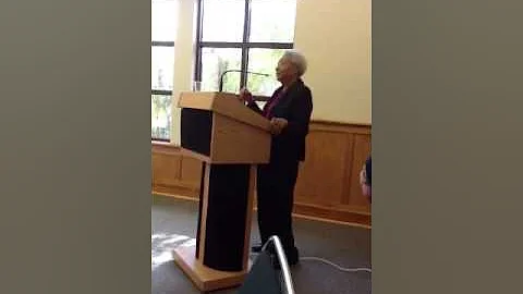 Dr. Gertrude Jackson speaks about life during the ...