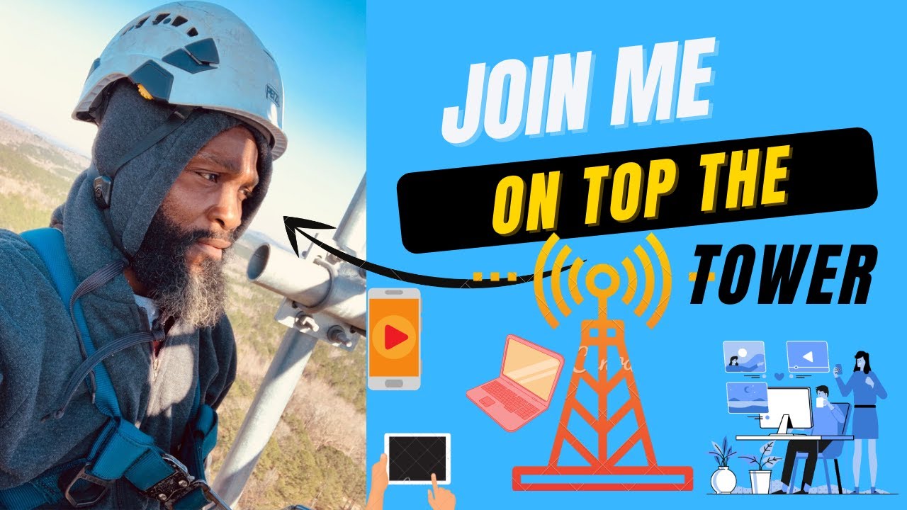 Climbing 300 FEET HIGH | Self Support Tower