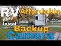 RV Back up Camera Instal
