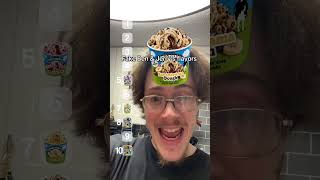 Ranking fake Ben &amp; Jerry’s flavors #ranking #rankingfilter #shorts